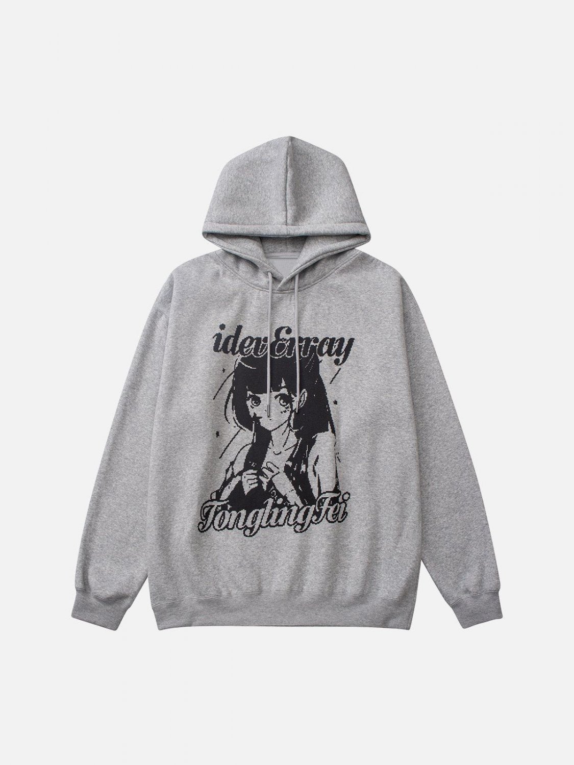 Cartoon Character Print Hoodie