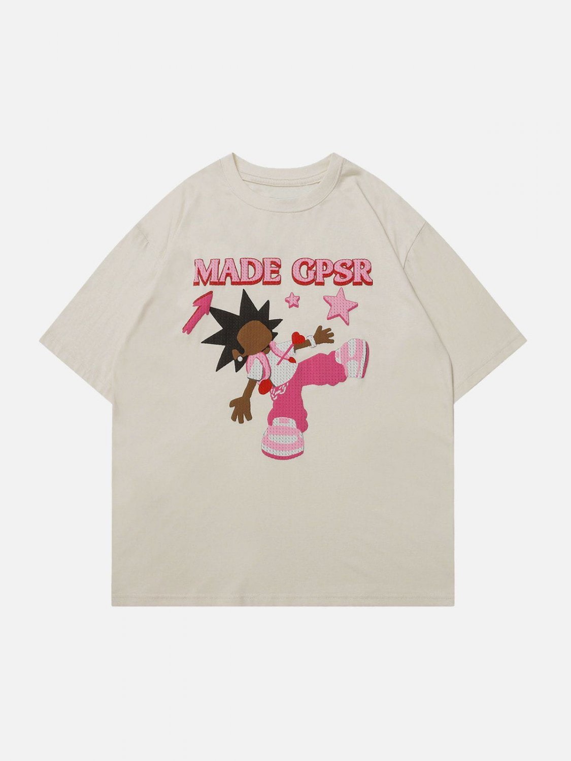 Cartoon Character Print Tee