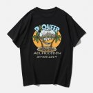 Cartoon Coconut Tree Print Tee