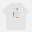 Cartoon Duck Patchwork Tee