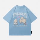 Cartoon Ghost Print Tee