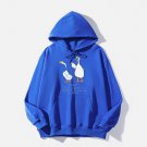 Cartoon Goose Print Hoodie