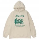 Cartoon Letter Print Hoodie