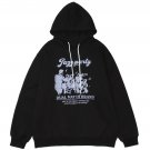 Cartoon Letter Print Hoodie