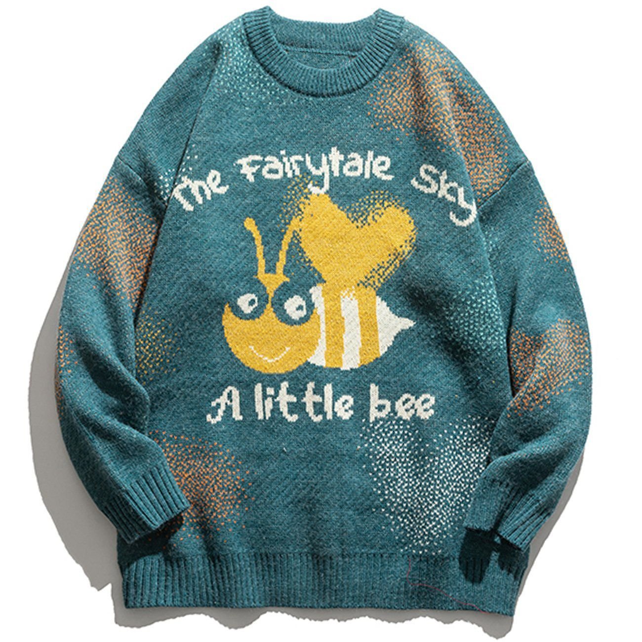 Cartoon Little Bee Knit Sweater