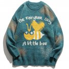 Cartoon Little Bee Knit Sweater