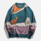 Cartoon Little Dinosaur Knit Sweater