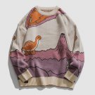 Cartoon Little Dinosaur Knit Sweater