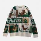Cartoon Pixel Dinosaur Sweater