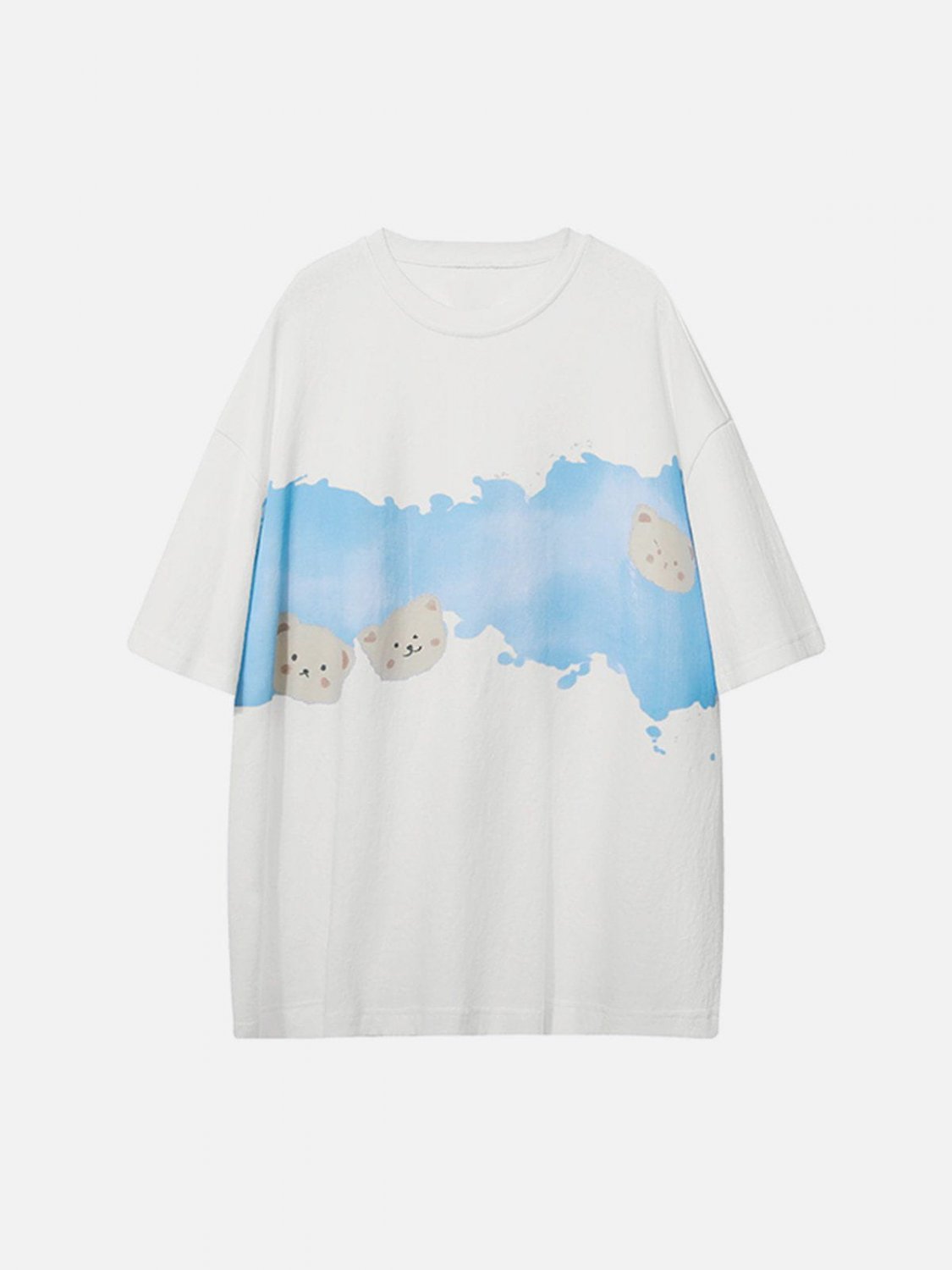 Cartoon Print Colors Clash Tee