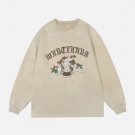 Cartoon Print Sweatshirt