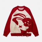 Cartoon Rabbit Embroidery Sweater