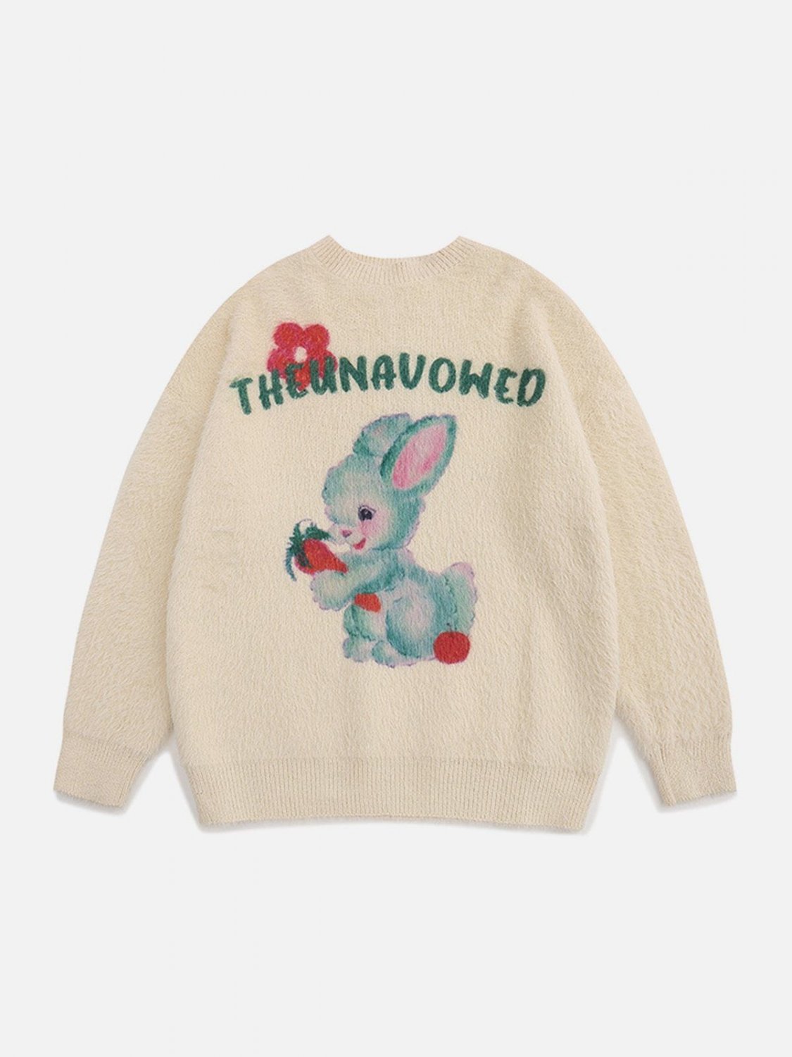 Cartoon Rabbit Graphic Sweater
