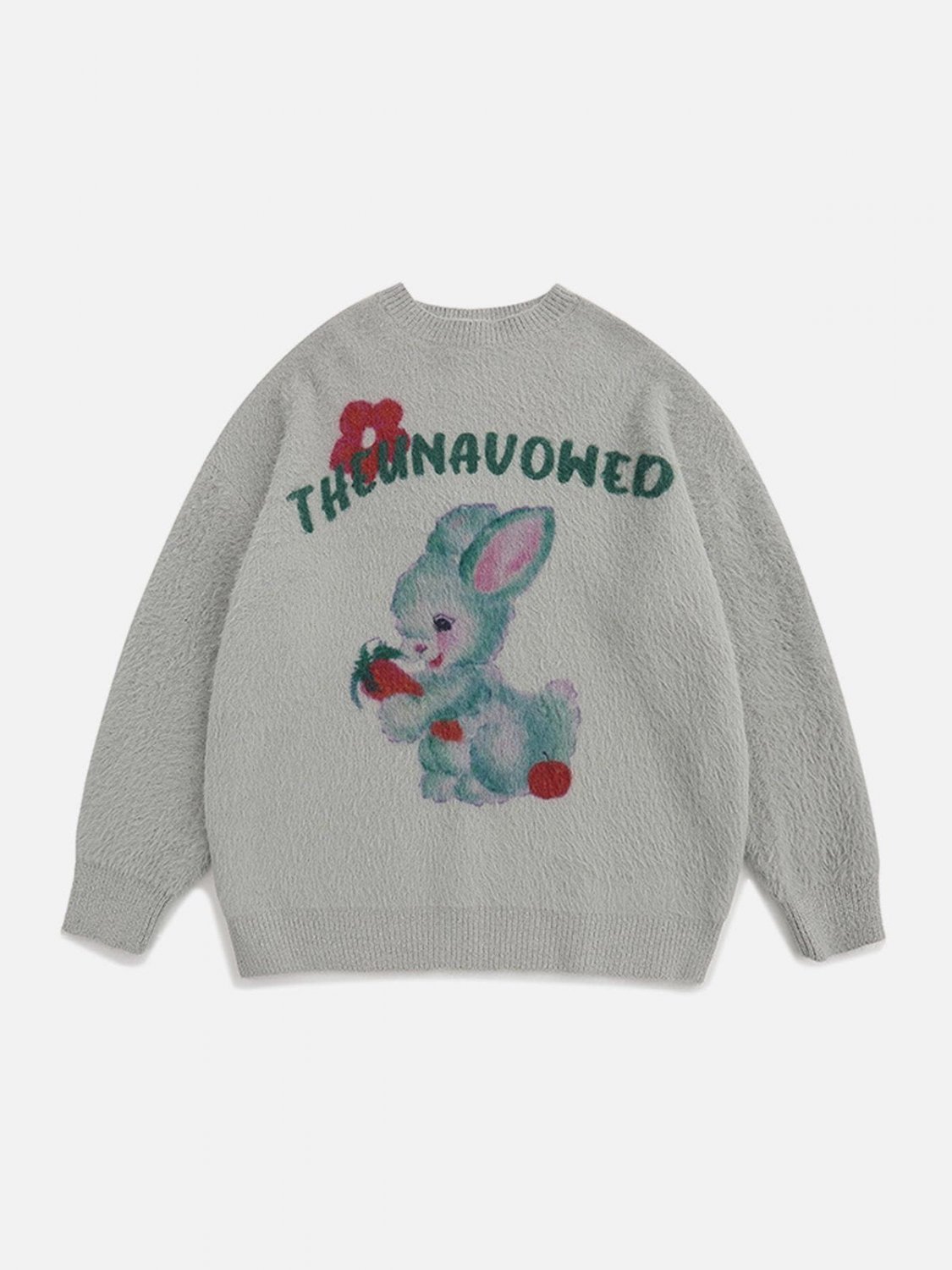 Cartoon Rabbit Graphic Sweater