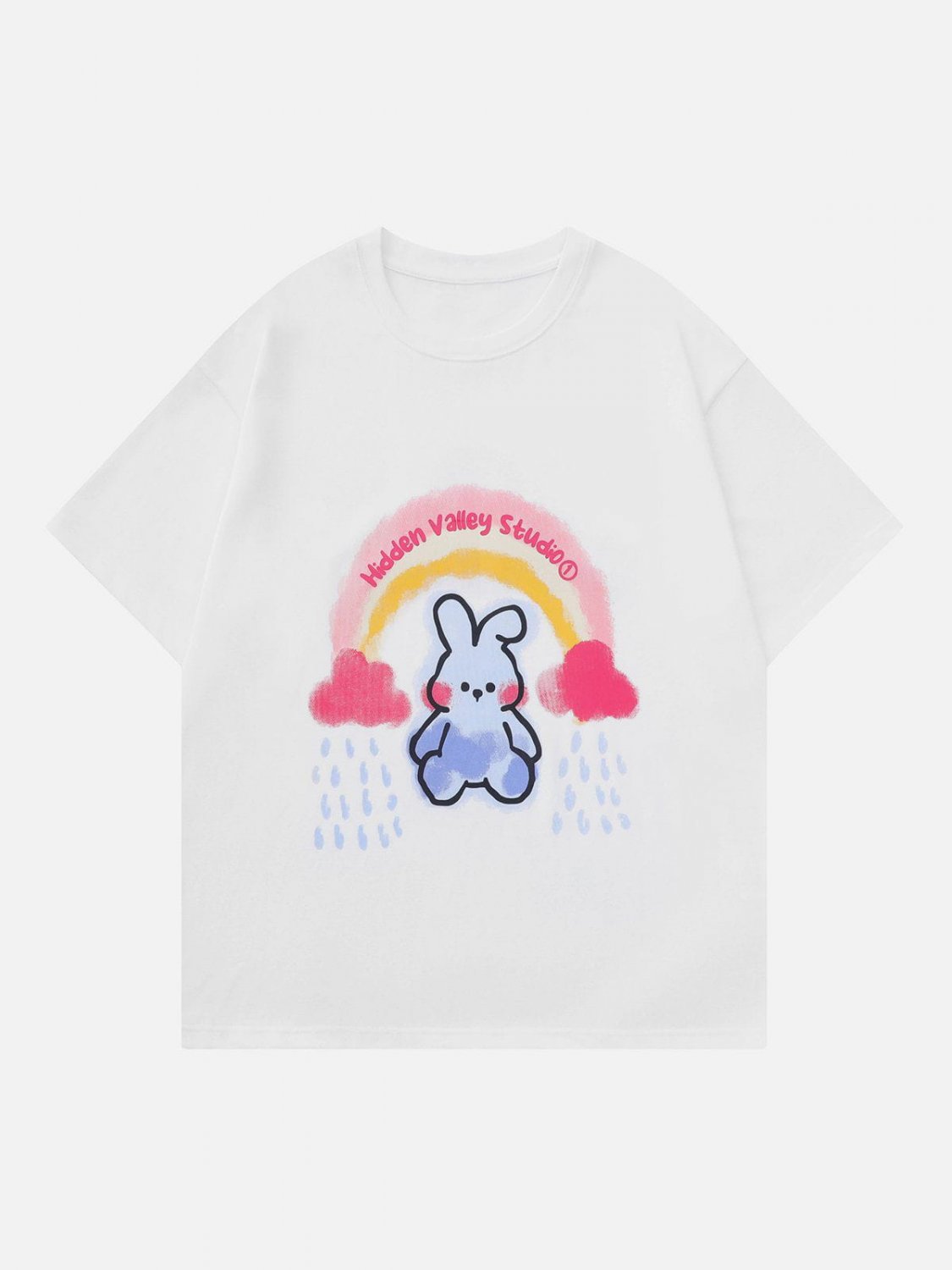 Cartoon Rabbit Graphic Tee