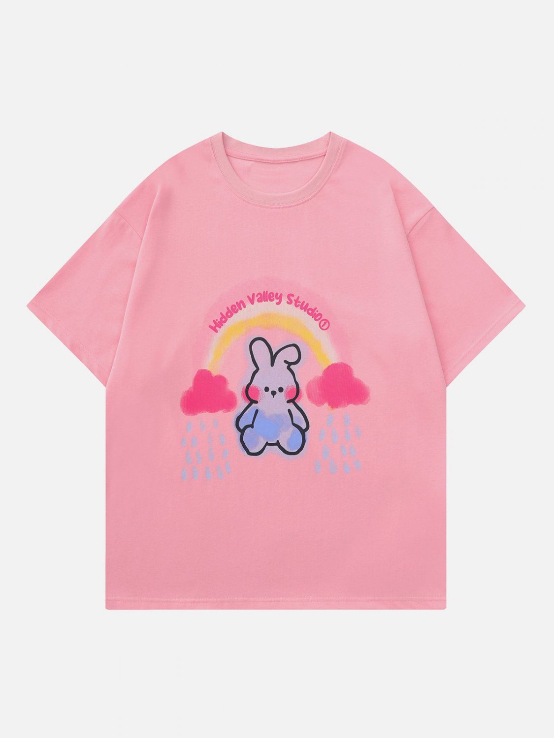 Cartoon Rabbit Graphic Tee