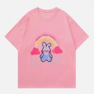 Cartoon Rabbit Graphic Tee