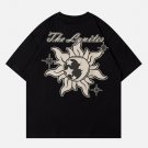 Cartoon Sun Moon Print Tee