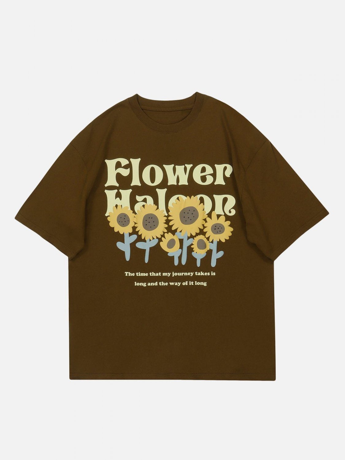 Cartoon Sunflower Graphic Tee