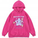 Cartoon Wing Rabbit Print Polar Fleece Hoodie