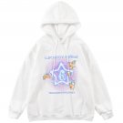 Cartoon Wing Rabbit Print Polar Fleece Hoodie