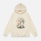 Cat Print Hoodie