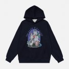 Cat Print Hoodie