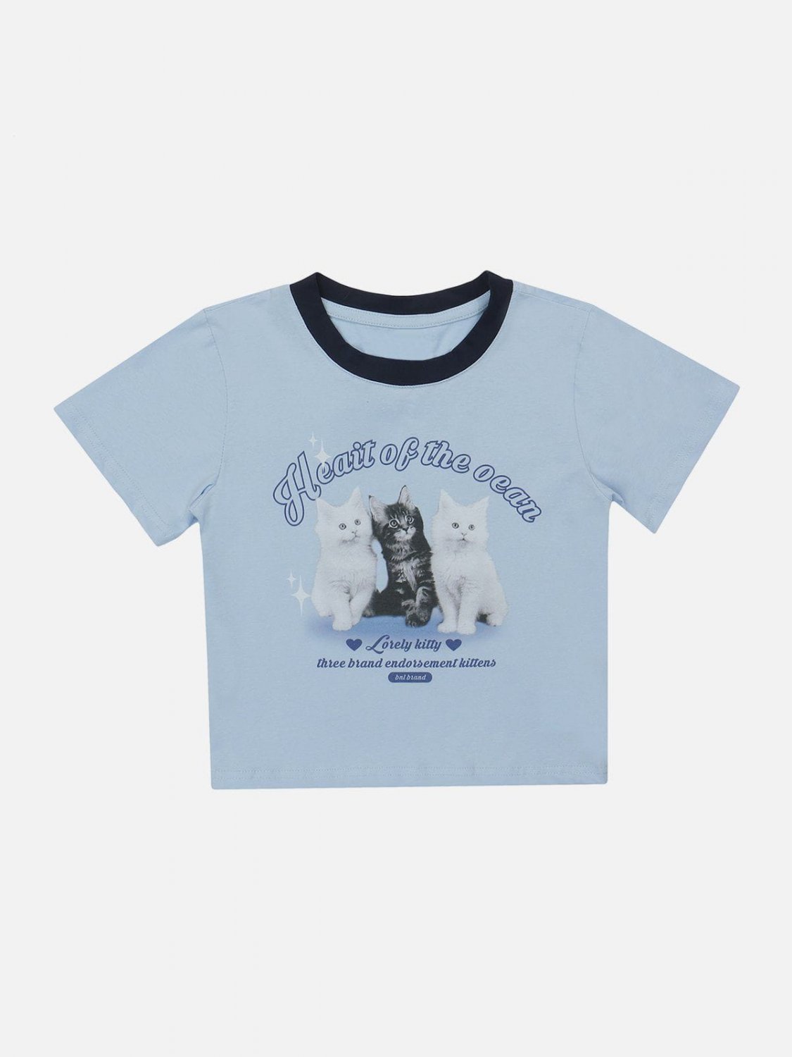Cat Print Star Tee