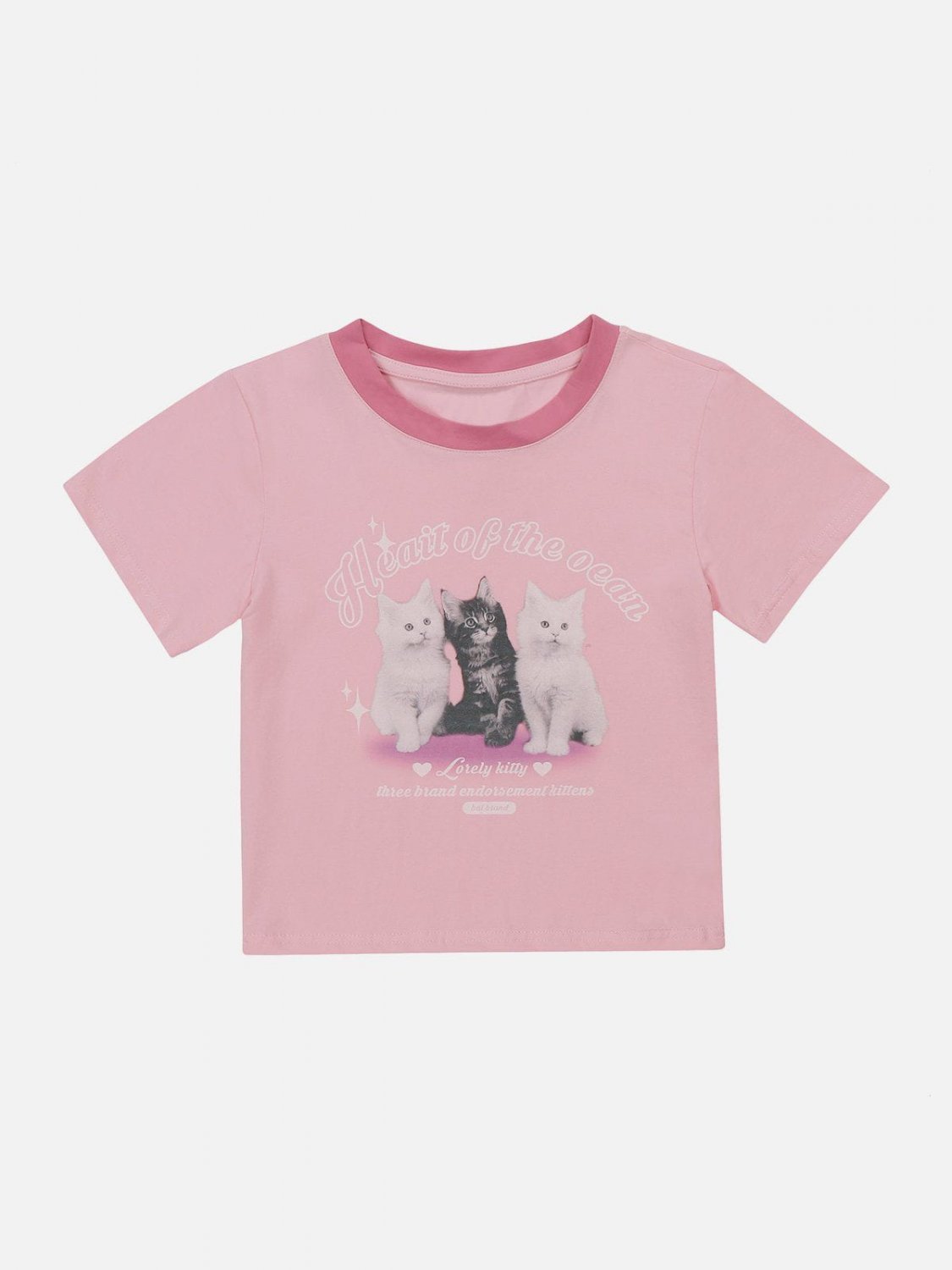 Cat Print Star Tee