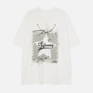 Chain Decoration Foam Printing Star Tee