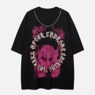 Chain Skeleton Print Tee