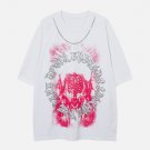 Chain Skeleton Print Tee
