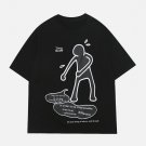 Character Quirky Graffiti Print Tee