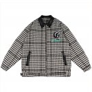 Check Badge Winter Coat