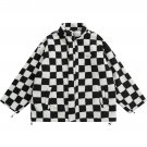 Checkerboard Double-sided Winter Coat