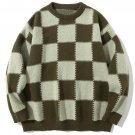Checkerboard Knit Sweater