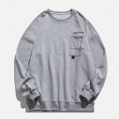 Checkerboard Print Sweatshirt