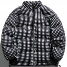 Checkered Pattern Winter Coat