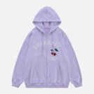Cherry Element Embroidery Hoodie