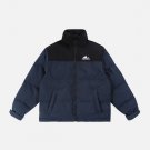 Clashing Color Loose Winter Coat