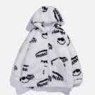 Clashing Color Patchwork Sherpa Winter Coat