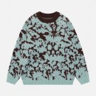 Clashing Embroidery Sweater