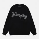 Clashing Monogram Embroidery Sweater