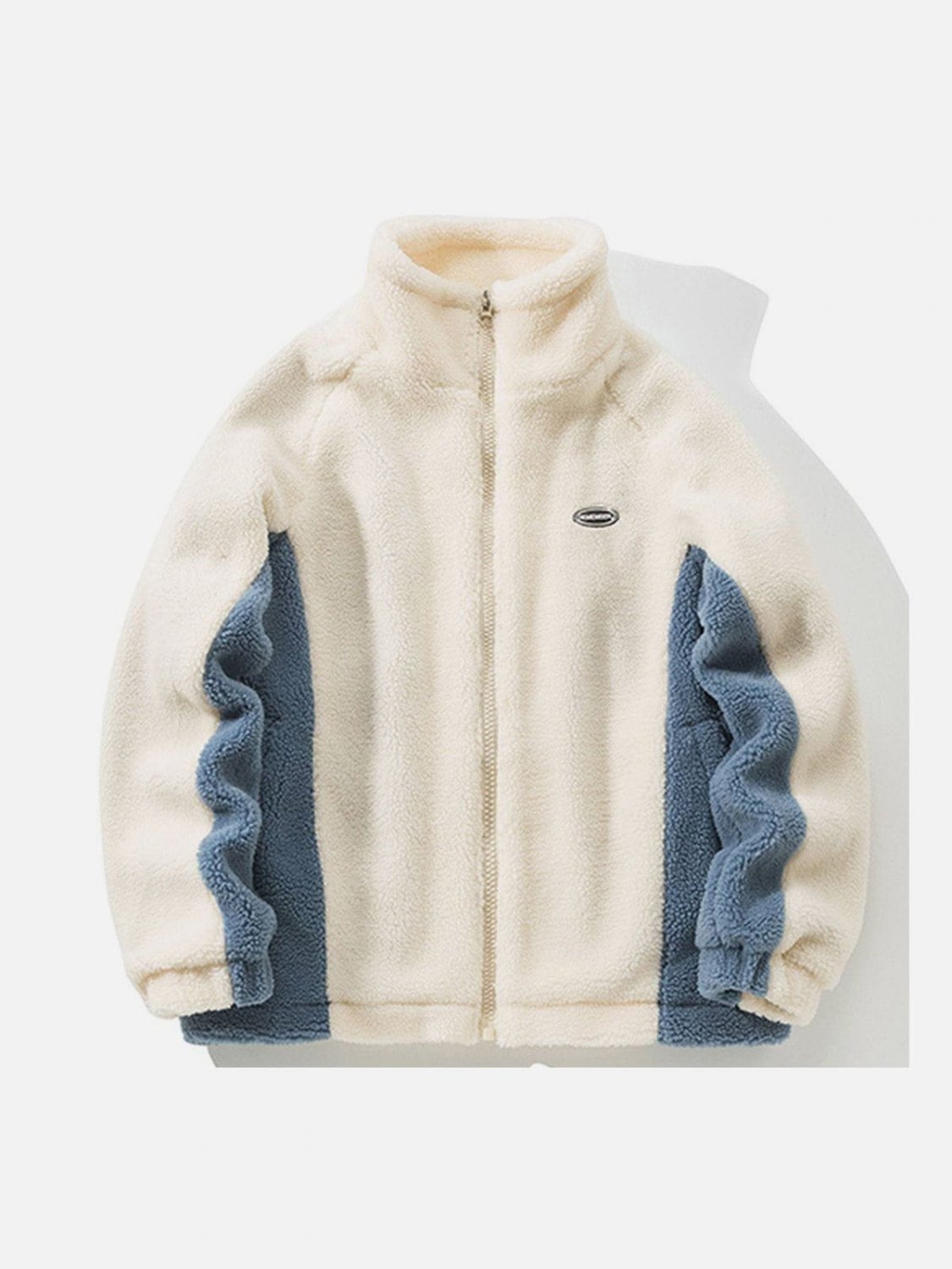Classic Color Block Sherpa Coat