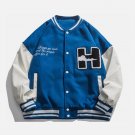 Clouds Flocking Varsity Jacket