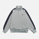 Color Block Polo Sweatshirt