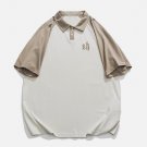Color Blocking Print Tee