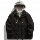 Color Matching Patchwork Winter Coat