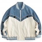 Color Matching Stitching Jacket