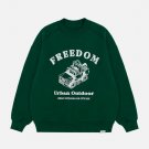 Color Shifting Print  Sweatshirt